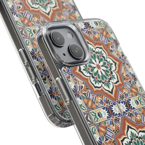 Stylish Clear Case Vibrant Geometric Pattern Protection - Dipaliz - Mobile Phone Cases