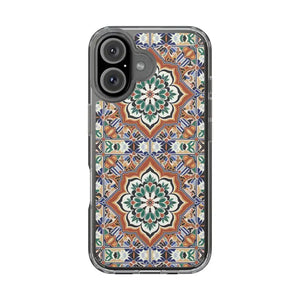 Stylish Clear Case Vibrant Geometric Pattern Protection - Dipaliz - Iphone 16 / Without Gift Packaging - Mobile Phone