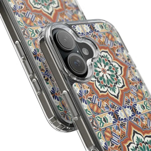 Stylish Clear Case Vibrant Geometric Pattern Protection - Dipaliz - Mobile Phone Cases