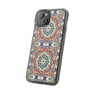 Stylish Clear Case Vibrant Geometric Pattern Protection - Dipaliz - Mobile Phone Cases