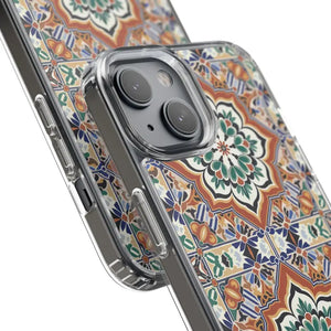 Stylish Clear Case Vibrant Geometric Pattern Protection - Dipaliz - Mobile Phone Cases