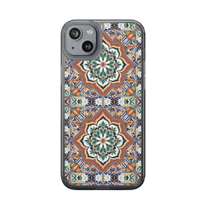 Stylish Clear Case Vibrant Geometric Pattern Protection - Dipaliz - Iphone 14 Plus / Without Gift Packaging - Mobile
