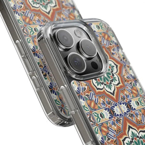 Stylish Clear Case Vibrant Geometric Pattern Protection - Dipaliz - Mobile Phone Cases