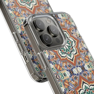 Stylish Clear Case Vibrant Geometric Pattern Protection - Dipaliz - Mobile Phone Cases