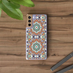 Stylish Clear Case Vibrant Geometric Pattern Protection - Dipaliz - Mobile Phone Cases