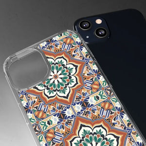 Stylish Clear Case Vibrant Geometric Pattern Protection - Dipaliz - Mobile Phone Cases