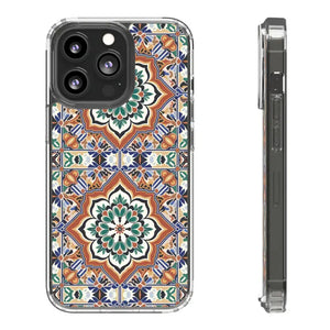 Stylish Clear Case Vibrant Geometric Pattern Protection - Dipaliz - Iphone 13 Pro / Without Gift Packaging - Mobile