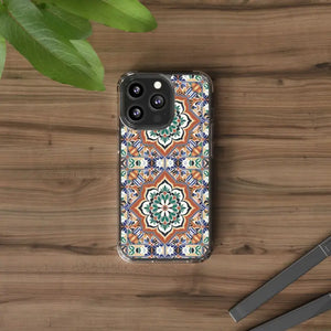 Stylish Clear Case Vibrant Geometric Pattern Protection - Dipaliz - Mobile Phone Cases