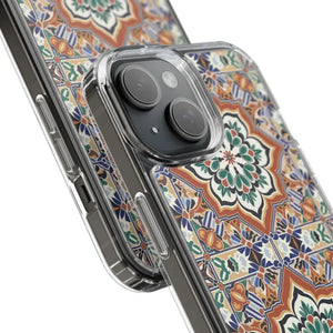 Stylish Clear Case Vibrant Geometric Pattern Protection - Dipaliz - Mobile Phone Cases