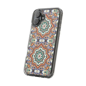 Stylish Clear Case Vibrant Geometric Pattern Protection - Dipaliz - Mobile Phone Cases