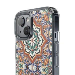Stylish Clear Case Vibrant Geometric Pattern Protection - Dipaliz - Mobile Phone Cases
