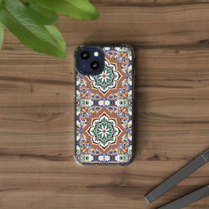 Stylish Clear Case Vibrant Geometric Pattern Protection - Dipaliz - Mobile Phone Cases