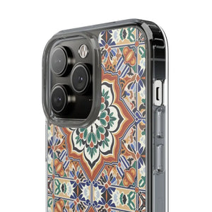 Stylish Clear Case Vibrant Geometric Pattern Protection - Dipaliz - Mobile Phone Cases
