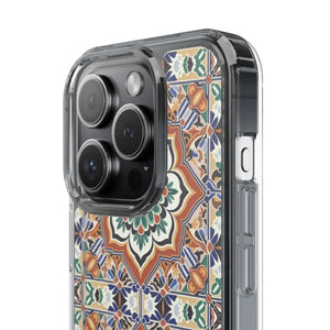 Stylish Clear Case Vibrant Geometric Pattern Protection - Dipaliz - Mobile Phone Cases