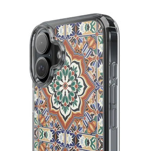 Stylish Clear Case Vibrant Geometric Pattern Protection - Dipaliz - Mobile Phone Cases