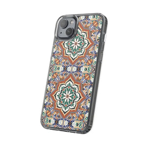 Stylish Clear Case Vibrant Geometric Pattern Protection - Dipaliz - Mobile Phone Cases
