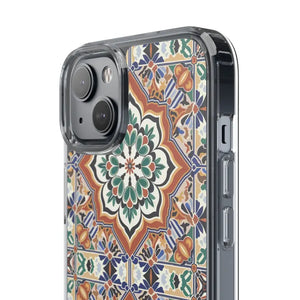 Stylish Clear Case Vibrant Geometric Pattern Protection - Dipaliz - Mobile Phone Cases