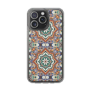 Stylish Clear Case Vibrant Geometric Pattern Protection - Dipaliz - Iphone 15 Pro Max / Without Gift Packaging - Mobile