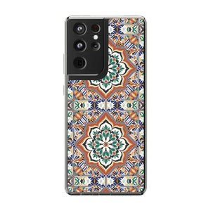 Stylish Clear Case - Vibrant Geometric Pattern - Dipaliz - Mobile Phone Cases