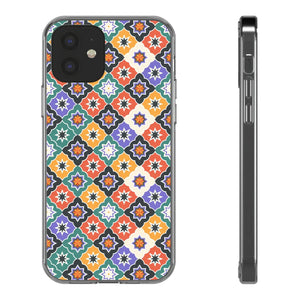 Vibrant Geometric Clear Case - Ultimate Style - Dipaliz - Mobile Phone Cases