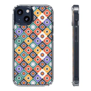 Vibrant Geometric Clear Case - Ultimate Style - Dipaliz - Mobile Phone Cases