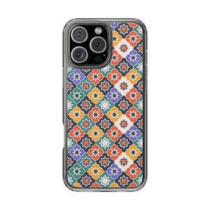 Vibrant Geometric Clear Case - Ultimate Style - Dipaliz - Mobile Phone Cases