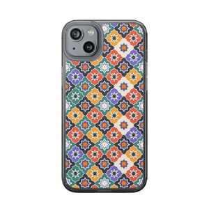 Geometric Clear Case - Vibrant Pattern Ultimate Style - Dipaliz - Iphone 14 Plus / Without Gift Packaging - Mobile