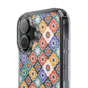 Geometric Clear Case - Vibrant Pattern Ultimate Style - Dipaliz - Mobile Phone Cases