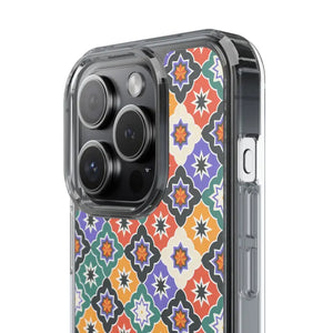 Geometric Clear Case - Vibrant Pattern Ultimate Style - Dipaliz - Mobile Phone Cases