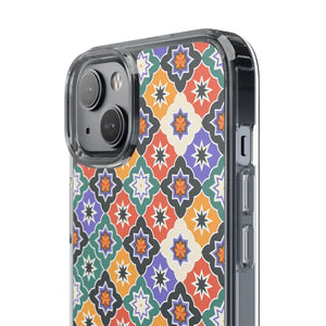 Geometric Clear Case - Vibrant Pattern Ultimate Style - Dipaliz - Mobile Phone Cases