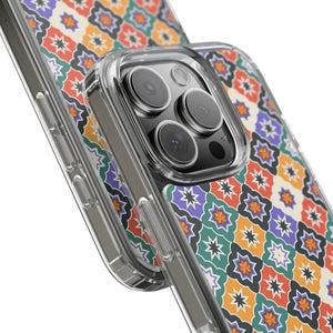 Geometric Clear Case - Vibrant Pattern Ultimate Style - Dipaliz - Mobile Phone Cases