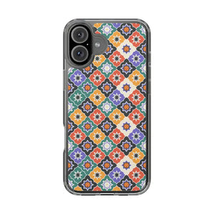 Geometric Clear Case - Vibrant Pattern Ultimate Style - Dipaliz - Iphone 16 Plus / Without Gift Packaging - Mobile