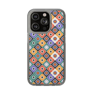 Geometric Clear Case - Vibrant Pattern Ultimate Style - Dipaliz - Iphone 14 Pro / Without Gift Packaging - Mobile Phone