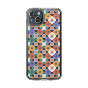 Geometric Clear Case - Vibrant Pattern Ultimate Style - Dipaliz - Iphone 15 Plus / Without Gift Packaging - Mobile