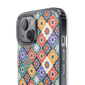 Geometric Clear Case - Vibrant Pattern Ultimate Style - Dipaliz - Mobile Phone Cases