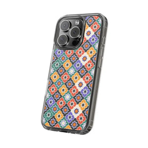 Geometric Clear Case - Vibrant Pattern Ultimate Style - Dipaliz - Mobile Phone Cases