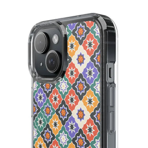 Geometric Clear Case - Vibrant Pattern Ultimate Style - Dipaliz - Mobile Phone Cases