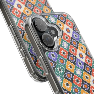 Geometric Clear Case - Vibrant Pattern Ultimate Style - Dipaliz - Mobile Phone Cases