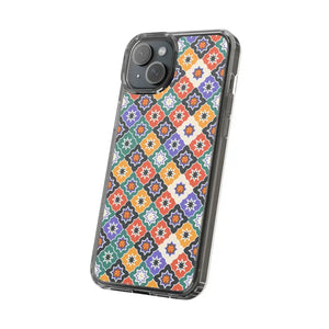 Geometric Clear Case - Vibrant Pattern Ultimate Style - Dipaliz - Mobile Phone Cases