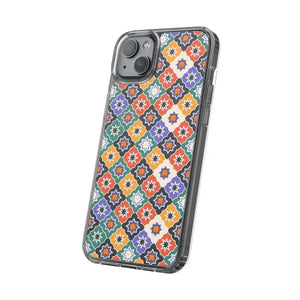 Geometric Clear Case - Vibrant Pattern Ultimate Style - Dipaliz - Mobile Phone Cases