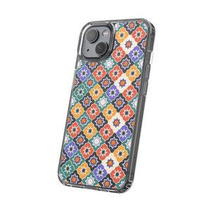 Geometric Clear Case - Vibrant Pattern Ultimate Style - Dipaliz - Mobile Phone Cases