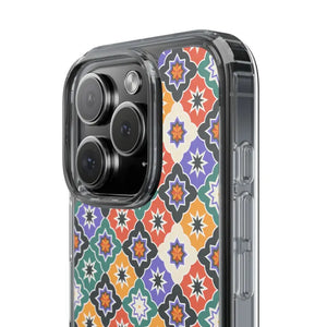 Geometric Clear Case - Vibrant Pattern Ultimate Style - Dipaliz - Mobile Phone Cases