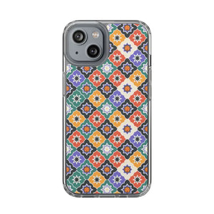Geometric Clear Case - Vibrant Pattern Ultimate Style - Dipaliz - Iphone 14 / Without Gift Packaging - Mobile Phone
