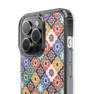 Geometric Clear Case - Vibrant Pattern Ultimate Style - Dipaliz - Mobile Phone Cases