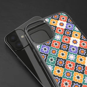 Geometric Clear Case - Vibrant Pattern Ultimate Style - Dipaliz - Mobile Phone Cases