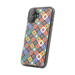 Geometric Clear Case - Vibrant Pattern Ultimate Style - Dipaliz - Mobile Phone Cases