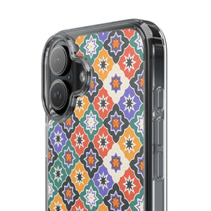 Geometric Clear Case - Vibrant Pattern Ultimate Style - Dipaliz - Mobile Phone Cases