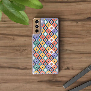 Geometric Clear Case - Vibrant Pattern Ultimate Style - Dipaliz - Mobile Phone Cases