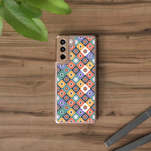 Geometric Clear Case - Vibrant Pattern Ultimate Style - Dipaliz - Mobile Phone Cases