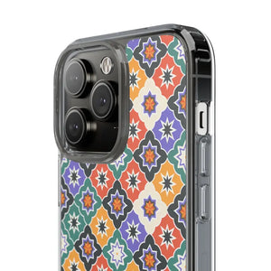 Geometric Clear Case - Vibrant Pattern Ultimate Style - Dipaliz - Mobile Phone Cases